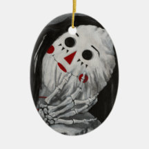 Todos somos muñecas aquí I Ornamento cerámico