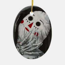 Todos somos muñecas aquí I Ornamento cerámico