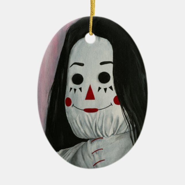 Todos somos muñecas aquí IX Ornamento cerámico (Frente)