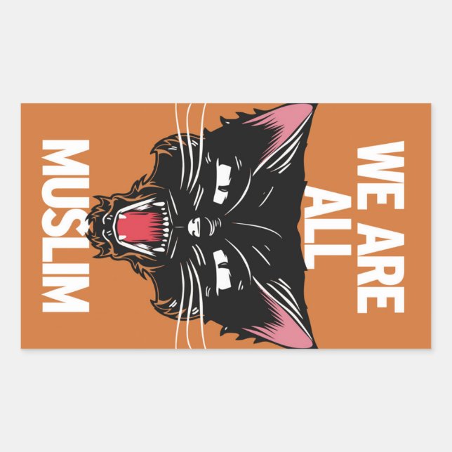 Todos somos Pegatinas musulmanes (Anverso)