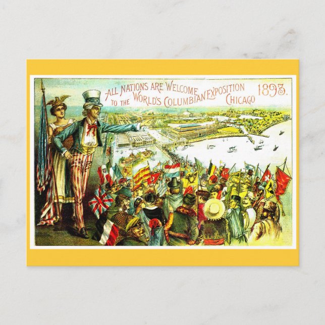 Todos son Bienvenidos - Tarjeta Postal (Anverso)