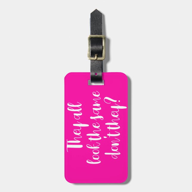 Todos Tienen La Misma Etiqueta De Equipaje (Frente Vertical)