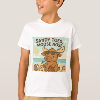 Toes de arena, nariz de alce - Camiseta de verano