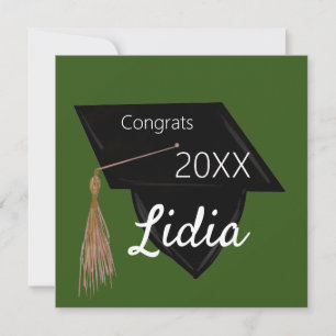 Toga de graduación universitaria Card