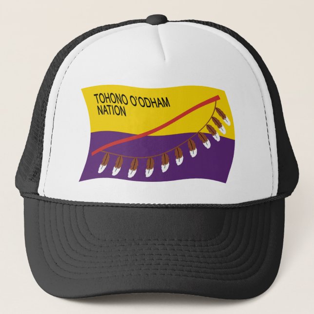 Tohono O'odham Gorra de la bandera de la nación (Anverso)