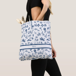 Toile Charleston en la bolsa de la marina