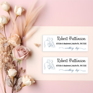 Toile De Jouy Dirección De Invitado Etiquetas Pare