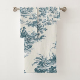 Toile de jouy sage verde elegante
