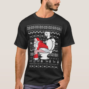 Toilet Funny Santa Ugly Navidades Sweater Funny Gi