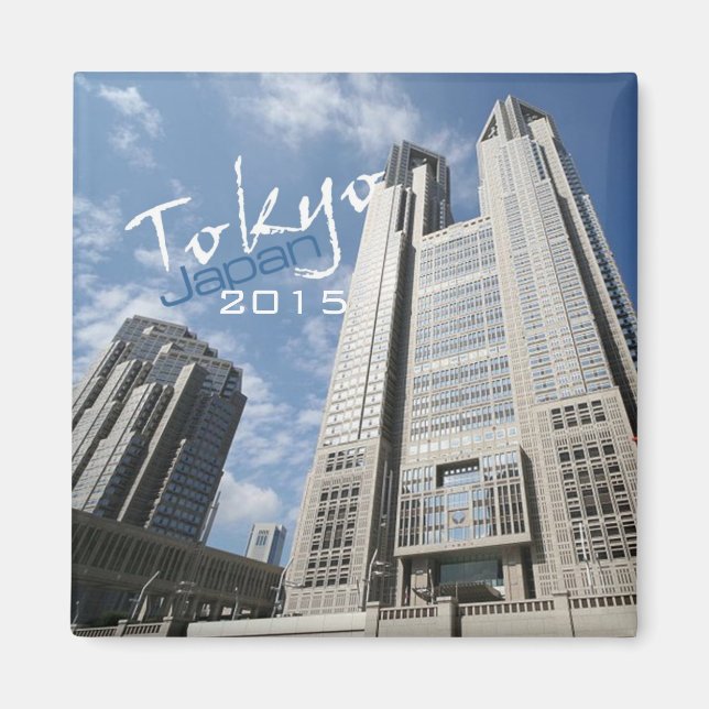 Tokio Japón: Año de cambio de imán de viaje (Frente)