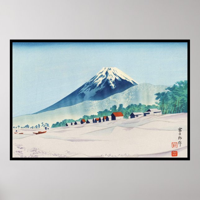 Tokuriki Tomikichiro 36 Vistas del arte Fuji japón (Frente)
