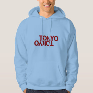 Tokyo Japón Reflexión Roja Tipografía Sudadera con