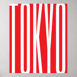 TOKYO Typography Guay diseño Minimalista arte urba