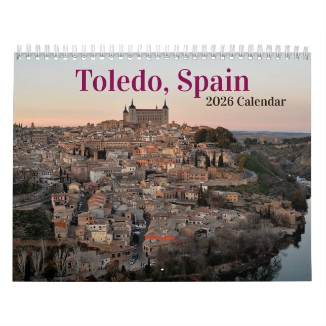 Toledo, España Calendario 2026 (Tapa)