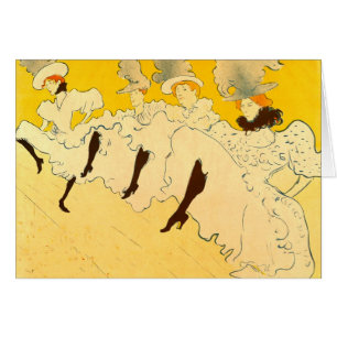 Tolouse Lautrec Dancing Chicas Amarillo