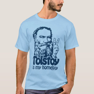 Tolstoy es mi camiseta del Homeboy