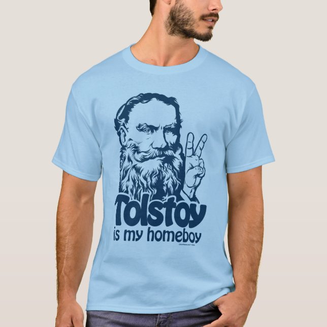 Tolstoy es mi camiseta del Homeboy (Anverso)