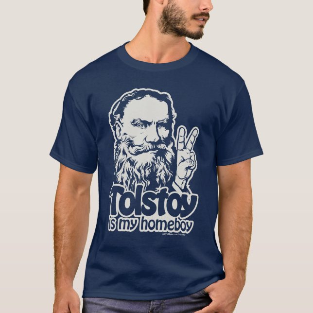 Tolstoy es mi camiseta del Homeboy (Anverso)