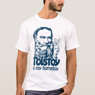 Tolstoy es mi camiseta del Homeboy