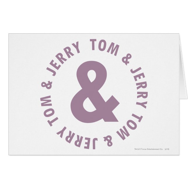 Tom and Jerry Round Logo 10 (Anverso (Horizontal))