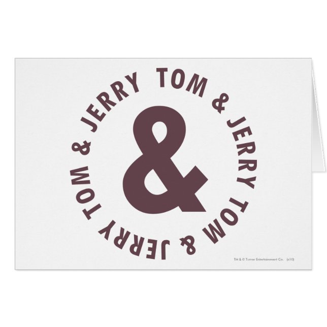 Tom and Jerry Round Logo 8 (Anverso (Horizontal))