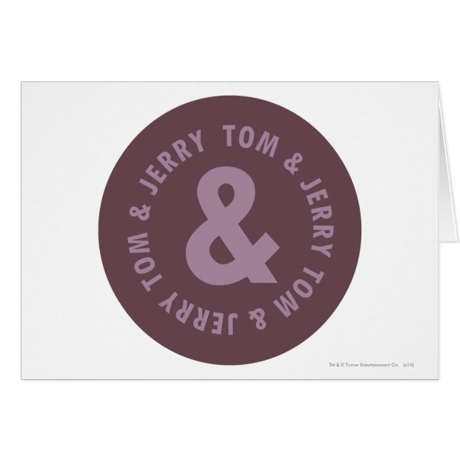 Tom and Jerry Round Logo 9 (Anverso (Horizontal))