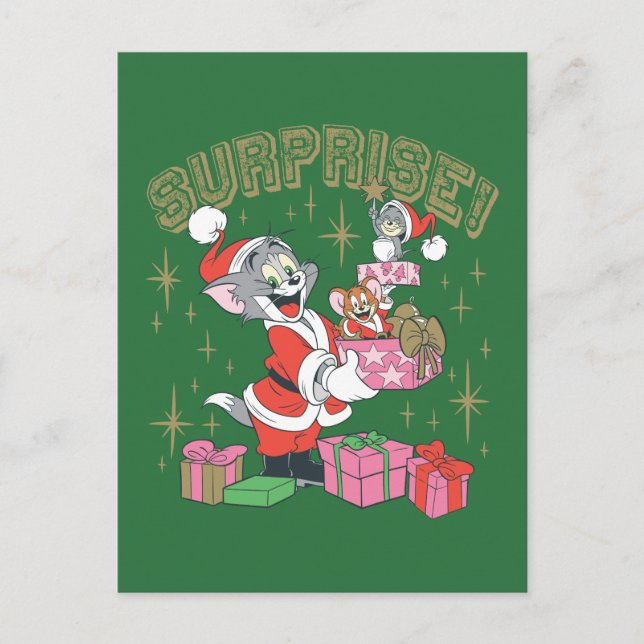 Tom, Jerry y Nibbles navidad sorpresa (Anverso)