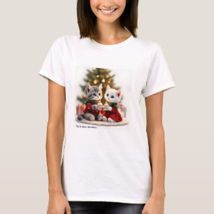 Tom & Luna – Camiseta de Cocoa Navideña Acogedora