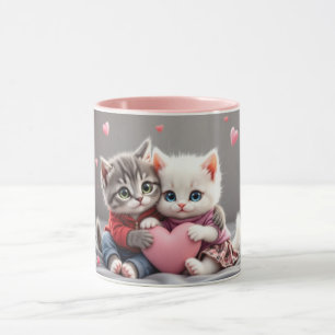 Tom & Luna – Taza Acurrucada de San Valentín