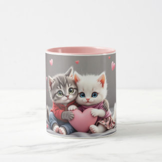 Tom & Luna – Taza Acurrucada de San Valentín