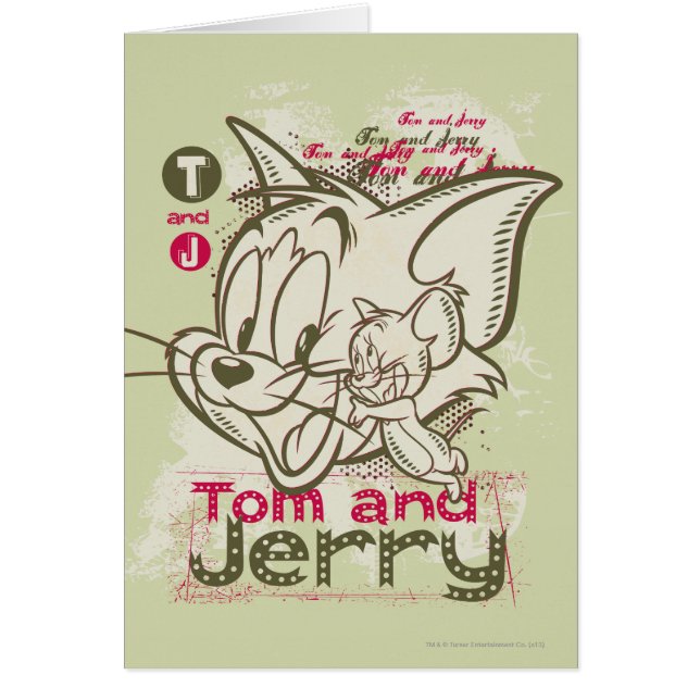 Tom y Jerry Pink y Green (Frente)