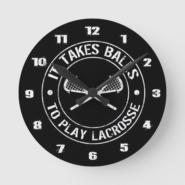 Toma bolas para jugar el reloj redondo de LaCrosse (Anverso)