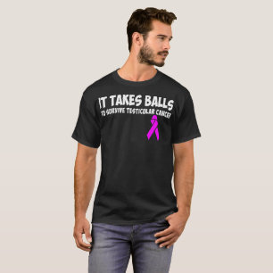 Toma bolas sobrevive la camiseta del cáncer