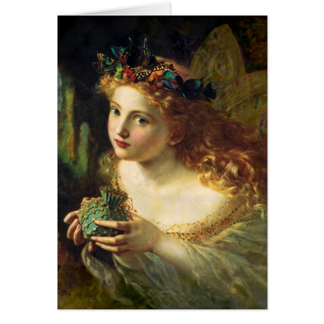 Toma el rostro justo de la mujer, mariposas de had (Frente)