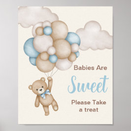 Toma la señal de tratar a Teddy Bear