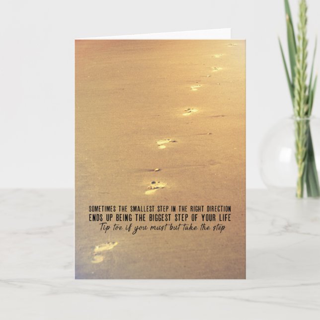 TOMA LA Tarjeta de felicitación STEP (Anverso)