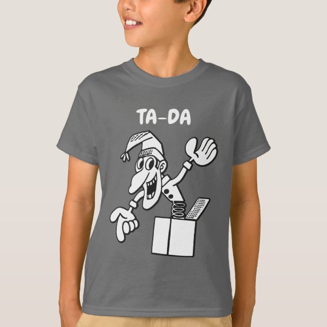 Toma TA-DA en la camiseta de la caja (Anverso)