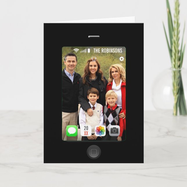 Toma tu selfie una foto de Feliz Navidad (Anverso)