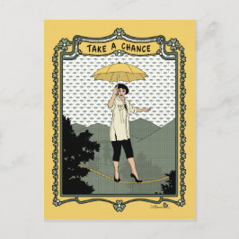 Toma una oportunidad_B_ Tarjeta postal