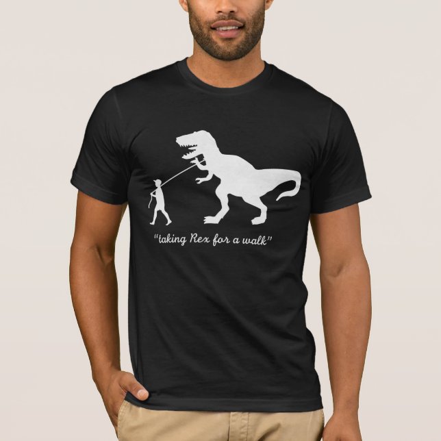 tomando a Rex para una camiseta del paseo - (Anverso)