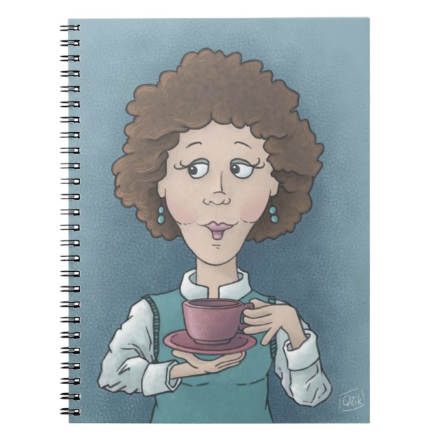 Tomando Té    Cuaderno (Frente)