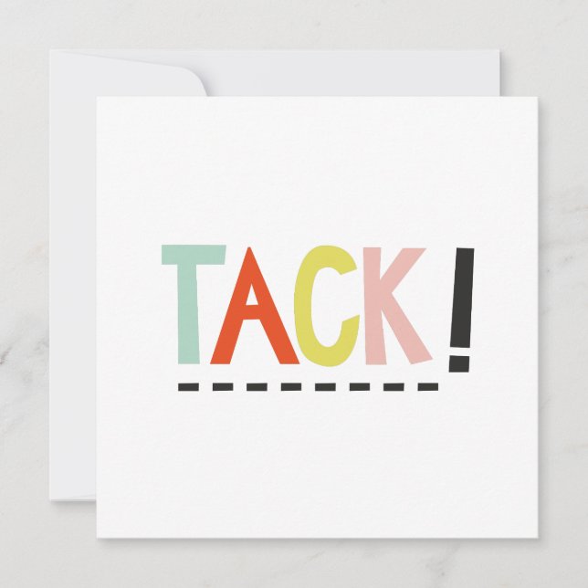 ¡TOMÁNTATE! Tarjeta de saludo plana de colores (Anverso)