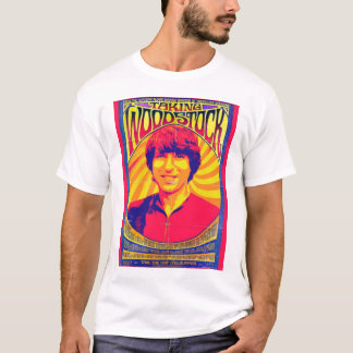 Tomar la camiseta del negro de Woodstock