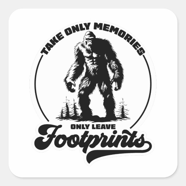 Tomar Recuerdos dejar huellas Pegatina de senderis (Anverso)