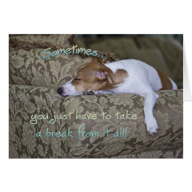 Tomar un descanso (Anverso (Horizontal))