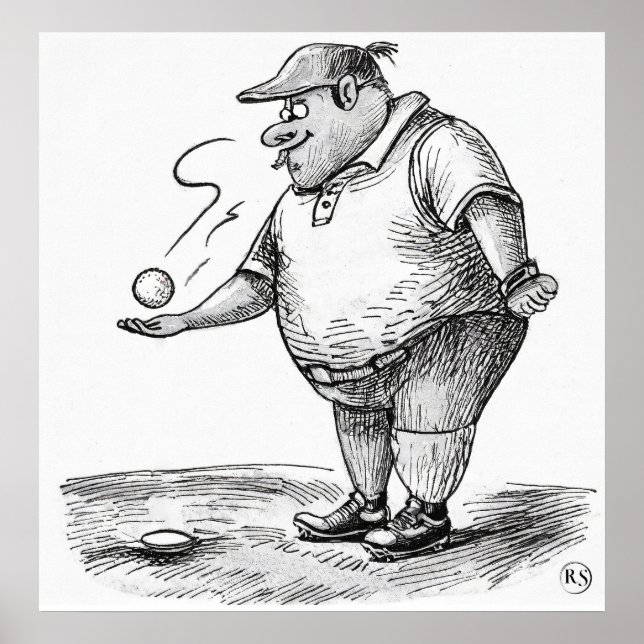 Tomar Un Goto - Impresión De Arte De Golf (Frente)