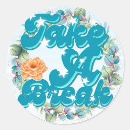 Tomar un Pegatina con Floral Garland