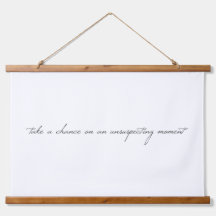 Tomar Una Oportunidad De Madera Topada Tapiz De Mu