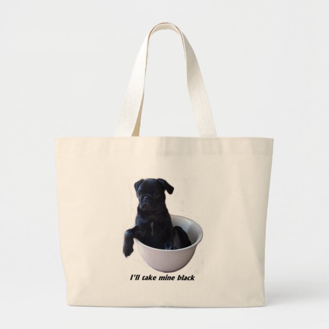 Tomaré los míos negros - bolso negro del barro (Frente)