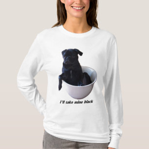 Tomaré los míos negros - camiseta negra del barr